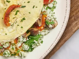 morning market vegetable omelet