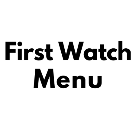 First Watch Menu-Logo