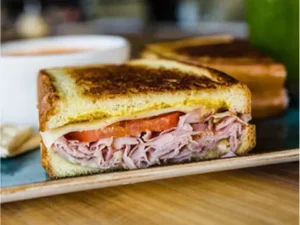 Ham and Gruyere melt