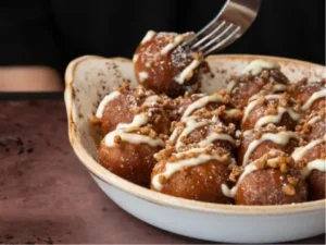 Salted Caramel Holey Donuts first watch